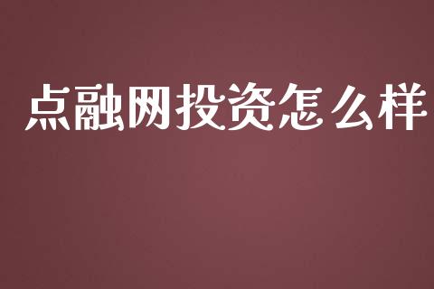 点融网投资怎么样_https://www.lcjysmgs.com_恒生指数直播_第1张