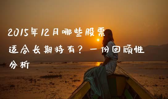 2015年12月哪些股票适合长期持有？一份回顾性分析_https://www.lcjysmgs.com_德指行情直播_第1张
