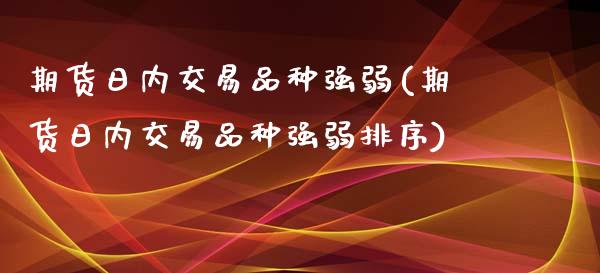 期货日内交易品种强弱(期货日内交易品种强弱排序)_https://www.lcjysmgs.com_德指行情直播_第1张