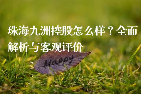珠海九洲控股怎么样？全面解析与客观评价_https://www.lcjysmgs.com_恒生指数直播_第1张