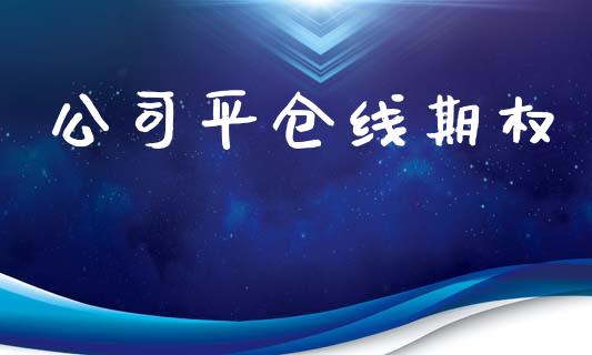 公司平仓线期权_https://www.lcjysmgs.com_恒生指数直播_第1张