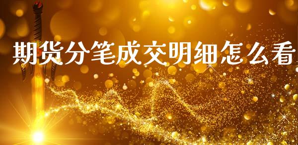 期货分笔成交明细怎么看_https://www.lcjysmgs.com_恒生指数直播_第1张