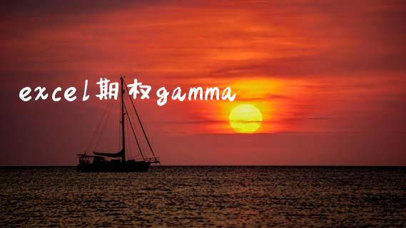 excel期权gamma_https://www.lcjysmgs.com_恒指直播平台_第1张
