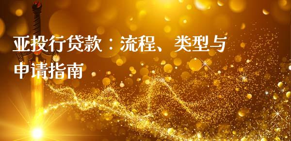亚投行贷款：流程、类型与申请指南_https://www.lcjysmgs.com_恒指直播平台_第1张