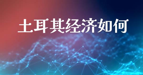 土耳其经济如何_https://www.lcjysmgs.com_德指行情直播_第1张