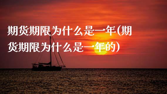 期货期限为什么是一年(期货期限为什么是一年的)_https://www.lcjysmgs.com_德指行情直播_第1张
