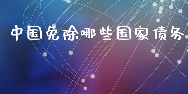 中国免除哪些国家债务_https://www.lcjysmgs.com_黄金期货直播喊单_第1张