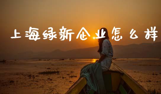 上海绿新企业怎么样_https://www.lcjysmgs.com_恒生指数直播_第1张
