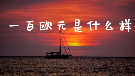 一百欧元是什么样_https://www.lcjysmgs.com_恒生指数直播_第1张