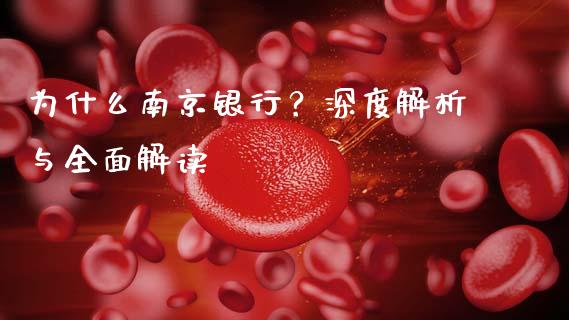 为什么南京银行？深度解析与全面解读_https://www.lcjysmgs.com_恒生指数直播_第1张