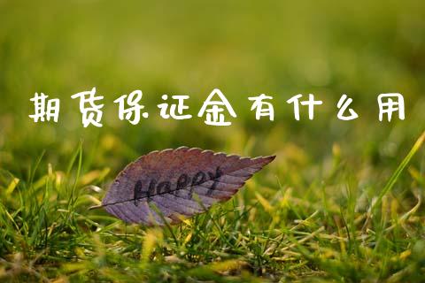 期货保证金有什么用_https://www.lcjysmgs.com_德指行情直播_第1张