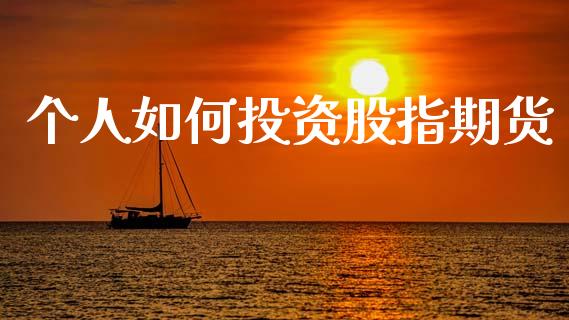 个人如何投资股指期货_https://www.lcjysmgs.com_恒生指数直播_第1张
