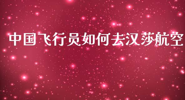 中国飞行员如何去汉莎航空_https://www.lcjysmgs.com_黄金期货直播喊单_第1张