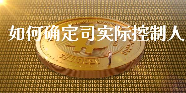 如何确定司实际控制人_https://www.lcjysmgs.com_恒生指数直播_第1张