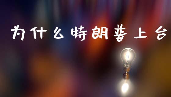 为什么特朗普上台_https://www.lcjysmgs.com_黄金期货直播喊单_第1张