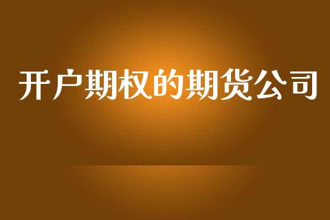 开户期权的期货公司_https://www.lcjysmgs.com_黄金期货直播喊单_第1张