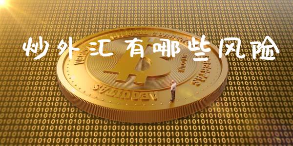 炒外汇有哪些风险_https://www.lcjysmgs.com_黄金期货直播喊单_第1张