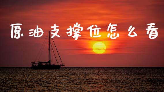 原油支撑位怎么看_https://www.lcjysmgs.com_黄金期货直播喊单_第1张