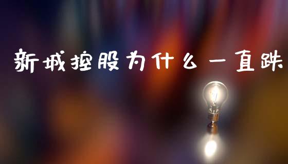 新城控股为什么一直跌_https://www.lcjysmgs.com_恒生指数直播_第1张