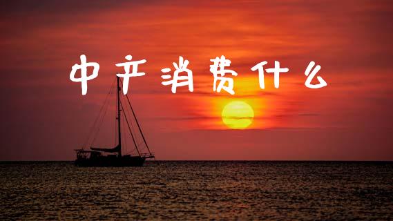 中产消费什么_https://www.lcjysmgs.com_恒生指数直播_第1张