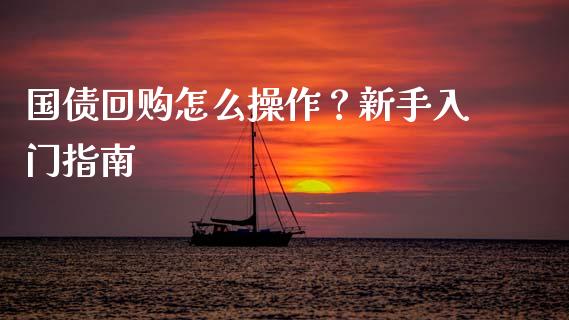 国债回购怎么操作？新手入门指南_https://www.lcjysmgs.com_德指行情直播_第1张