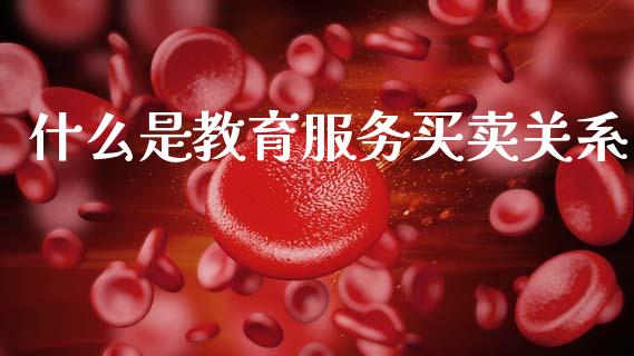 什么是教育服务买卖关系_https://www.lcjysmgs.com_黄金期货直播喊单_第1张