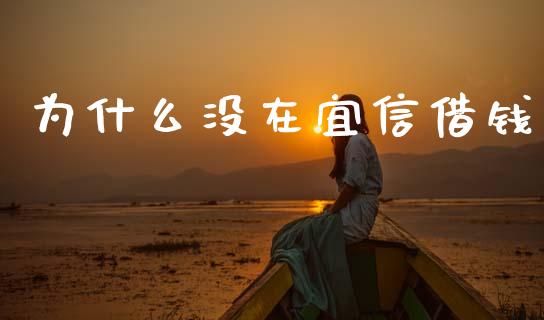 为什么没在宜信借钱_https://www.lcjysmgs.com_黄金期货直播喊单_第1张