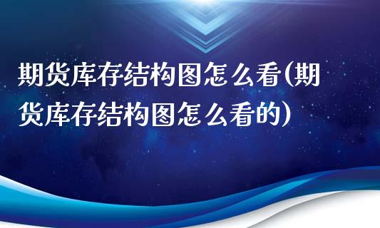 期货库存结构图怎么看(期货库存结构图怎么看的)_https://www.lcjysmgs.com_恒生指数直播_第1张