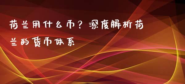 荷兰用什么币？深度解析荷兰的货币体系_https://www.lcjysmgs.com_恒生指数直播_第1张