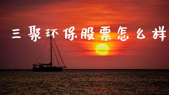 三聚环保股票怎么样_https://www.lcjysmgs.com_恒生指数直播_第1张