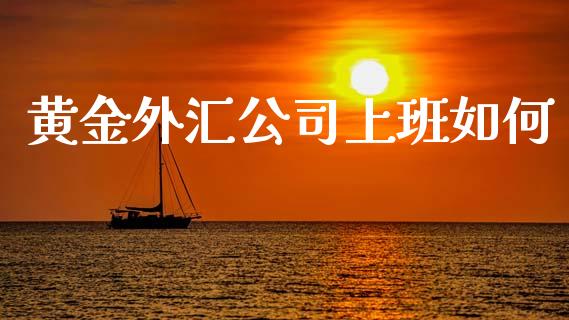 黄金外汇公司上班如何_https://www.lcjysmgs.com_德指行情直播_第1张
