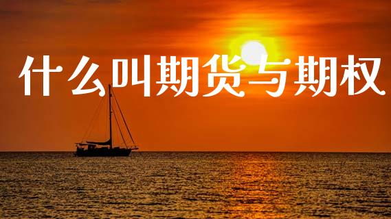 什么叫期货与期权_https://www.lcjysmgs.com_德指行情直播_第1张