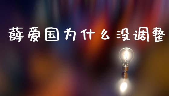 薛爱国为什么没调整_https://www.lcjysmgs.com_恒生指数直播_第1张