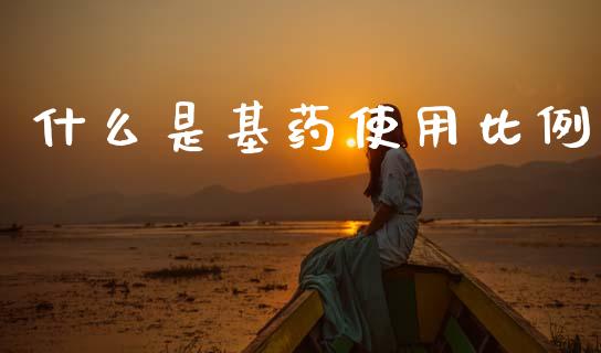 什么是基药使用比例_https://www.lcjysmgs.com_恒生指数直播_第1张