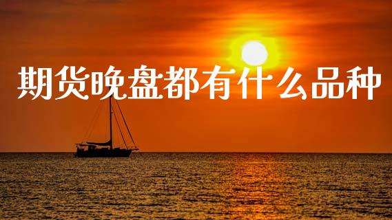 期货晚盘都有什么品种_https://www.lcjysmgs.com_恒生指数直播_第1张