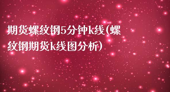 期货螺纹钢5分钟k线(螺纹钢期货k线图分析)_https://www.lcjysmgs.com_德指行情直播_第1张