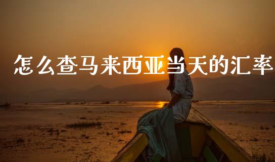 怎么查马来西亚当天的汇率_https://www.lcjysmgs.com_恒生指数直播_第1张