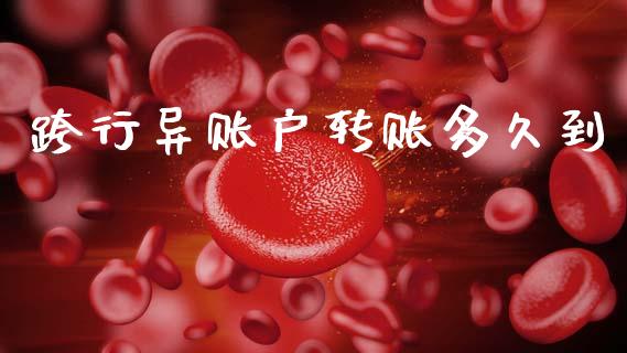 跨行异账户转账多久到_https://www.lcjysmgs.com_德指行情直播_第1张
