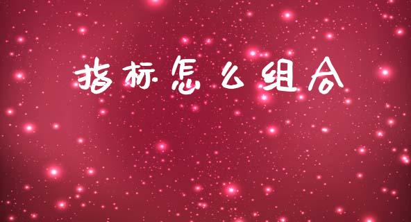 指标怎么组合_https://www.lcjysmgs.com_德指行情直播_第1张