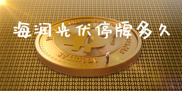 海润光伏停牌多久_https://www.lcjysmgs.com_恒生指数直播_第1张